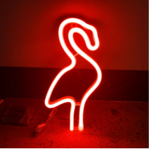 LED NEON Dekoracija "Flamingas" 