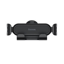 Automobilinis telefono laikiklis Baseus tvirtinamas į ventiliacijos groteles, juodas SUWX010001