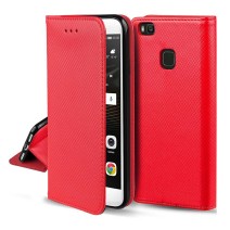 Dėklas Smart Magnet Xiaomi Redmi 10/Redmi 10 2022 raudonas