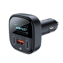 Automobilinis įkroviklis Acefast B5 101W 2xUSB-C/USB-A juodas