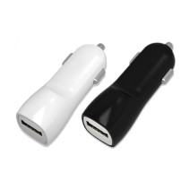Automobilinis įkroviklis Tellos su USB jungtimi (dual) (1A+2A) baltas