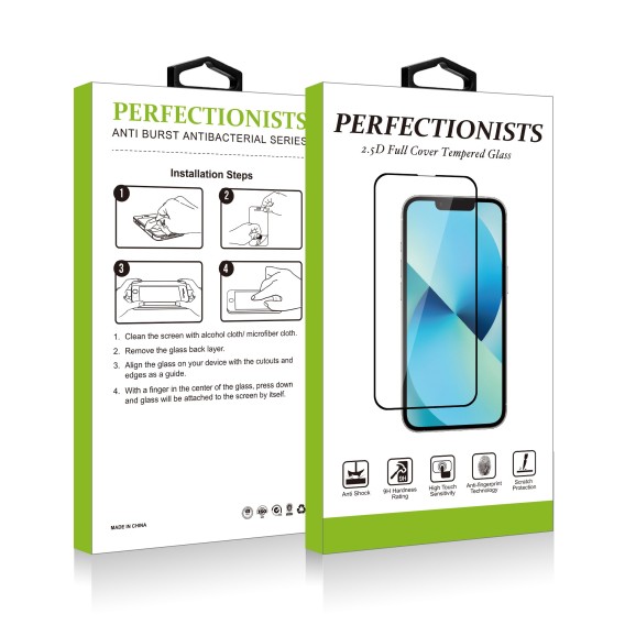 LCD apsauginis stikliukas 2.5D Perfectionists Apple iPhone 13 Pro Max/14 Plus skaidrus