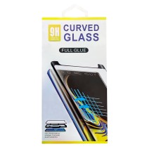 LCD apsauginis stikliukas 9D Curved Full Glue Samsung S908 S22 Ultra 5G juodas