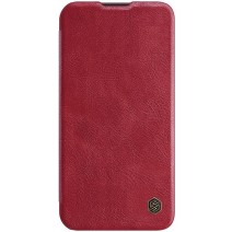 Dėklas Nillkin Qin Pro Leather Apple iPhone 14 Pro raudonas